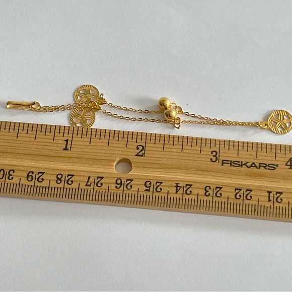 SAUDI GOLD - Solid 21k 21kt yellow gold charm bracelet - Picture 9 of 10